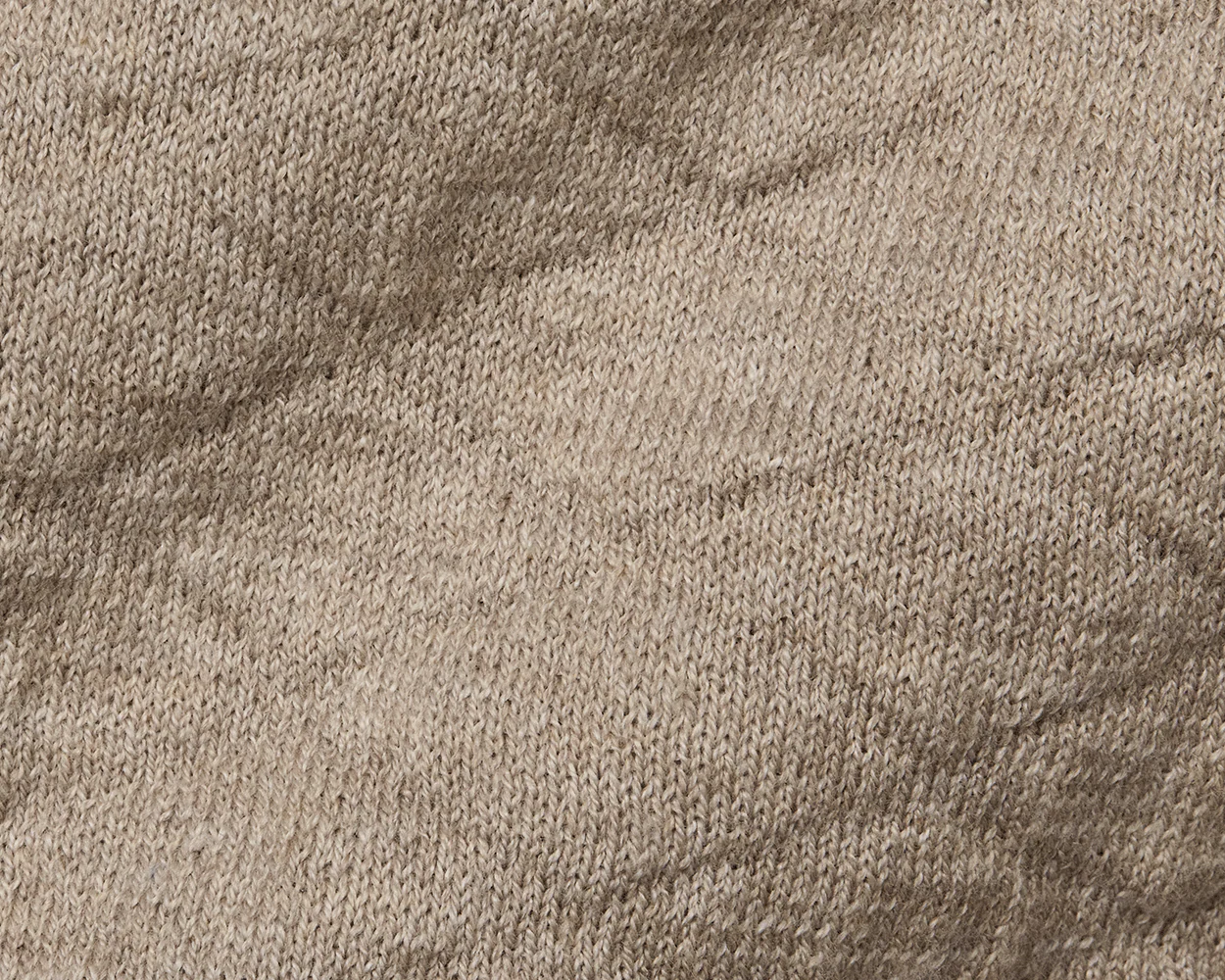 The Wallace Hoodie Sweater: Heathered Light Dune - Image 3