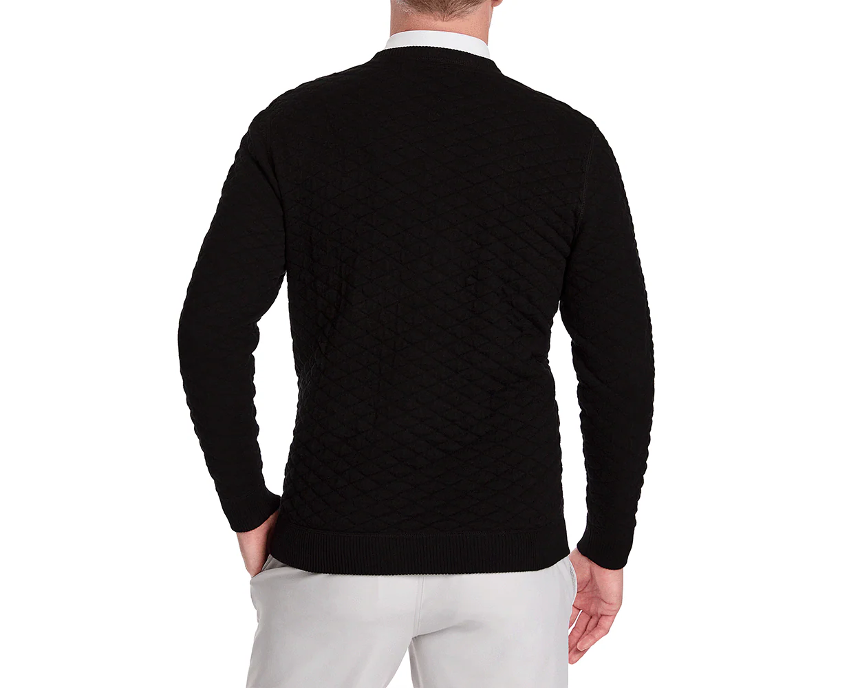 The Ward Crewneck Sweater: Black - Image 4