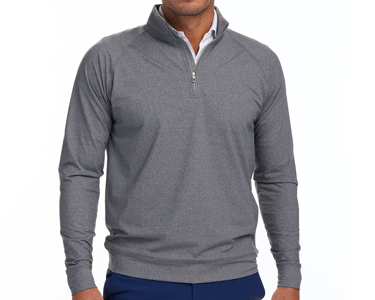 The Westland Quarter-Zip: Charcoal - Image 2