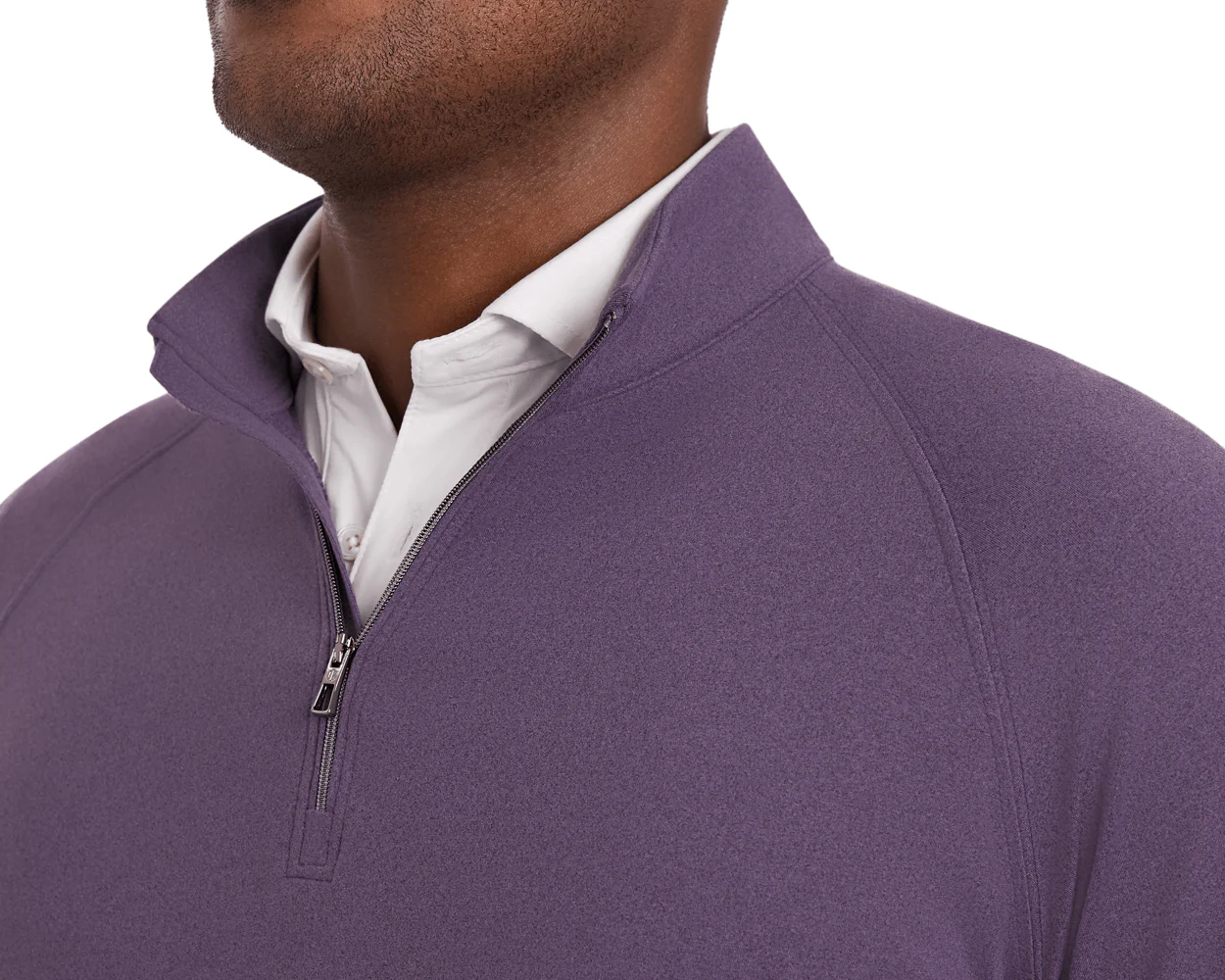 The Westland Quarter-Zip: Heathered Amherst - Image 5