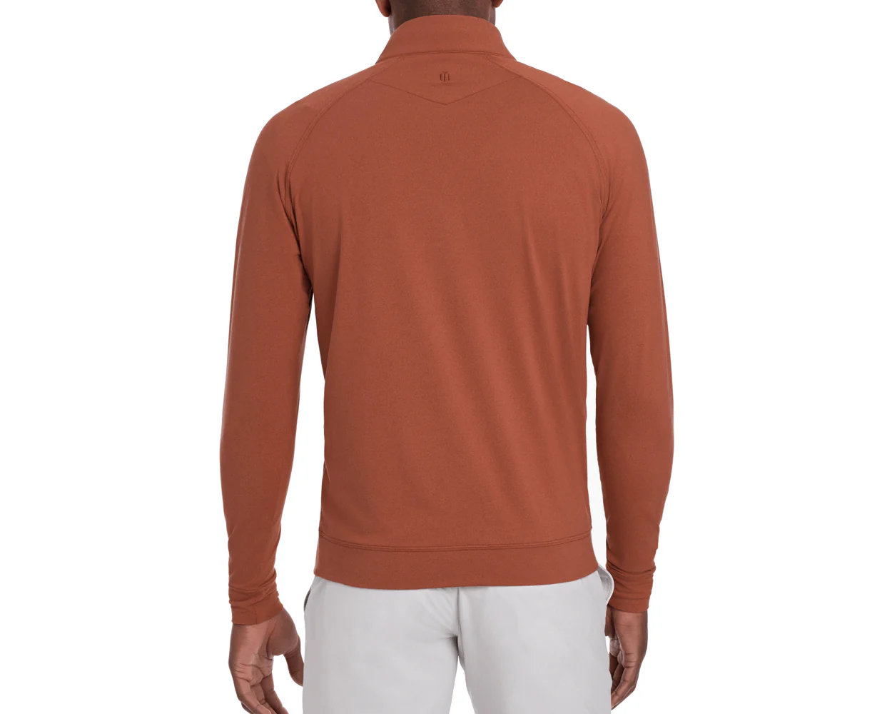 The Westland Quarter-Zip: Heathered Russet - Image 4