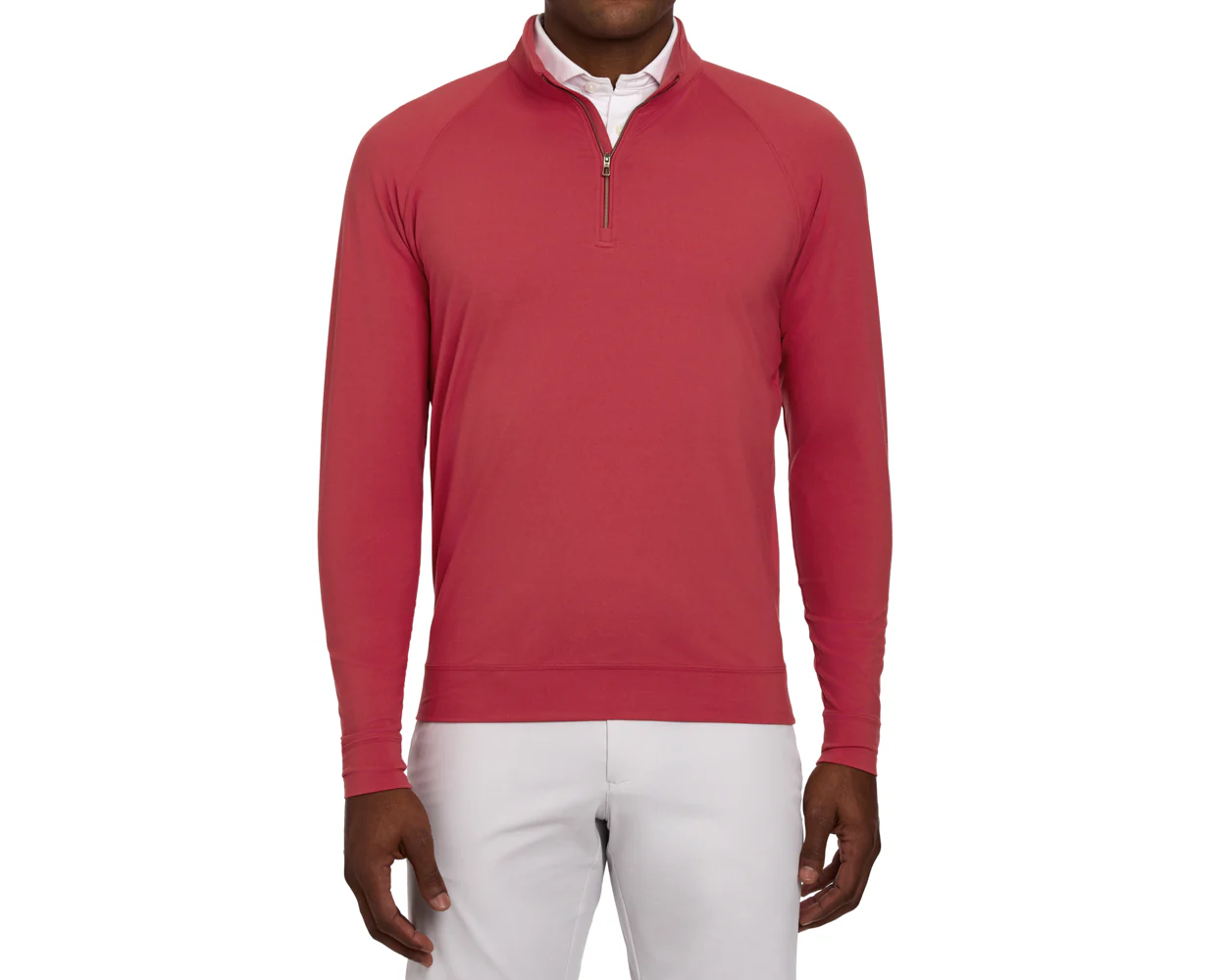 The Westland Quarter-Zip: Liberty Red - Image 2