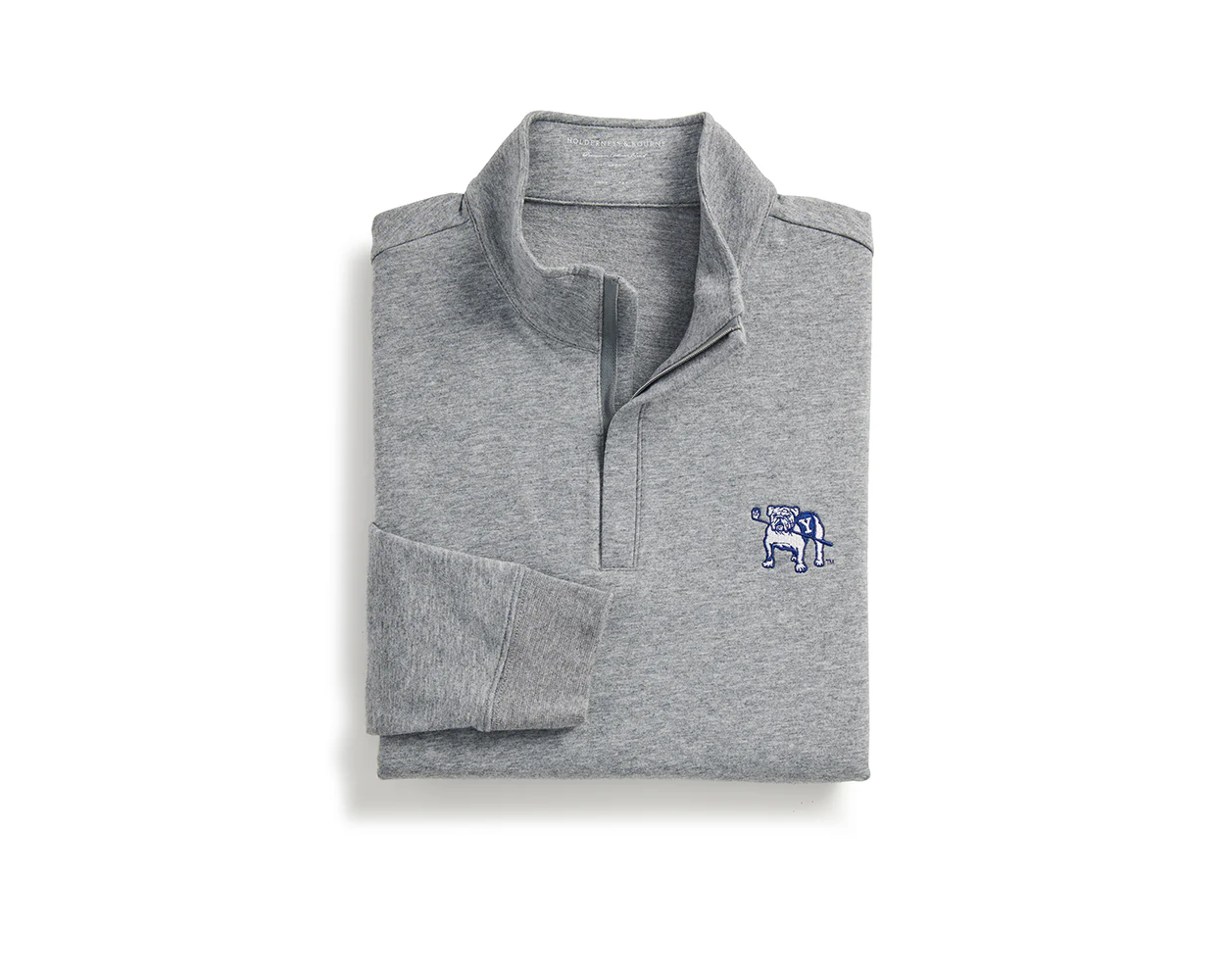 Yale Golf Course Harper Pullover: Heathered Gray - Image 4