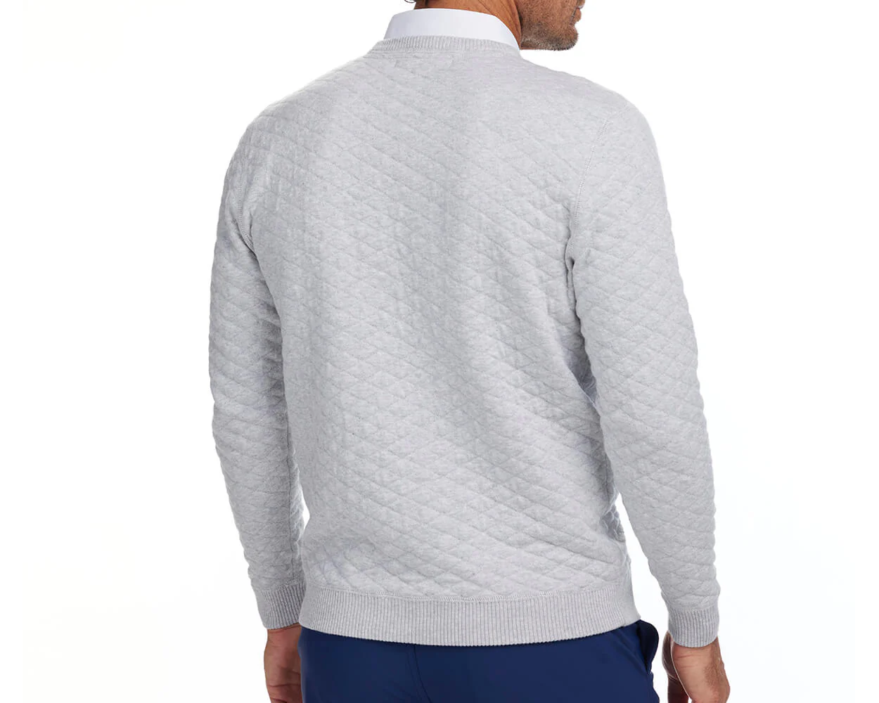 Yale Golf Course Ward Sweater: Heathered Gray - Image 3